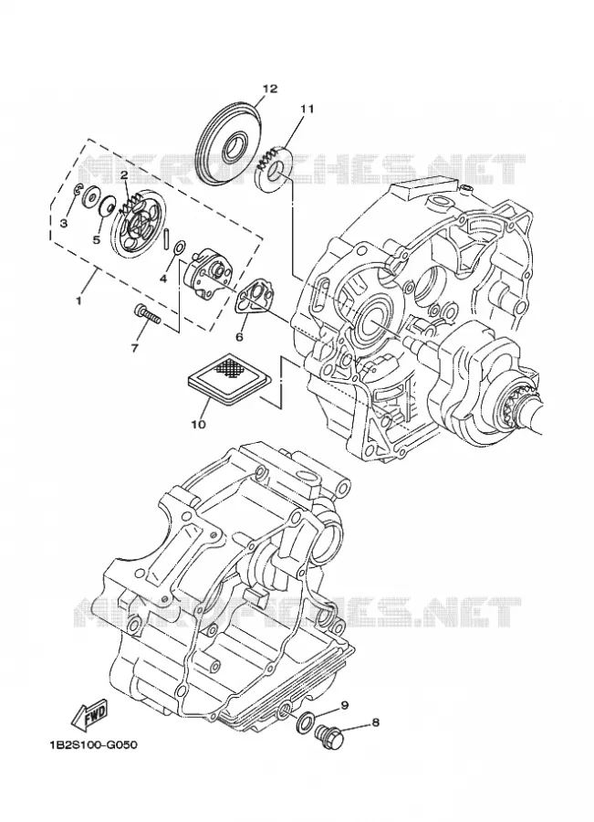 POMPE A HUILE Yamaha MOTO 125 2015 TTR  TT-R125LW