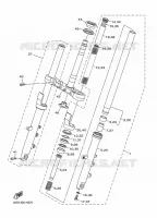 FOURCHE pour Yamaha DIVERSION 600 de 2015