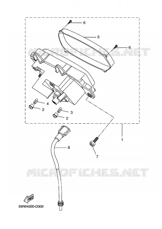 COMPTEUR  Yamaha SCOOTER 50 2015 BOOSTER  CW50