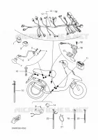 PARTIE ELECTRIQUE 2 pour Yamaha CW50 de 2015