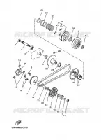 EMBRAYAGE DE DEMARREUR pour Yamaha EW50N de 2010