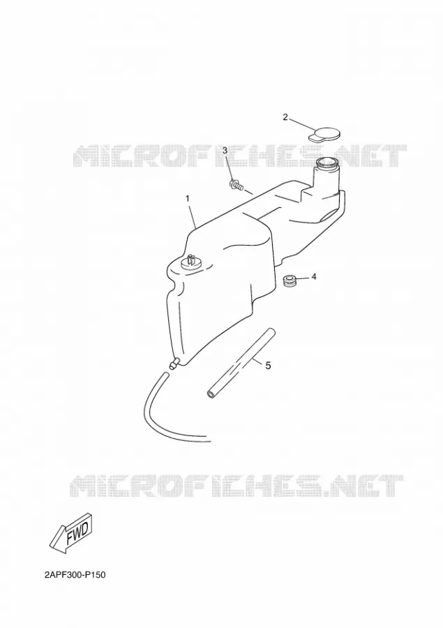 RESERVOIR D'HUILE Yamaha SCOOTER 50 2016 NEOS  YN50