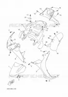 GARDE BOUE pour Yamaha YN50FU de 2014