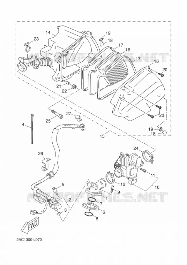 ADMISSION Yamaha SCOOTER 50 2014 OVETTO 4T UBS  YN50FU
