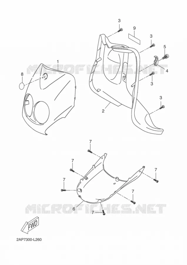 PROTEGE JAMBES Yamaha SCOOTER 50 2014 OVETTO 4T UBS  YN50FU