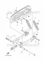 BRAS OSCILLANT / AMORTISSEUR pour Yamaha T110C de 2010