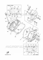 CARTER   MOTEUR 1 pour Yamaha T110C de 2010