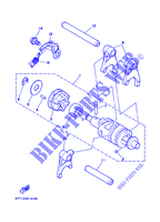 BARILLET DE SELECTION / FOURCHETTES pour Yamaha DT 125 de 2015