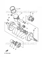 VILEBREQUIN / PISTON pour Yamaha DT 125 de 2015