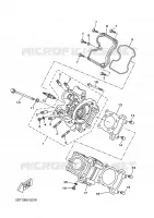 CULASSE pour Yamaha MT 125 ABS de 2015