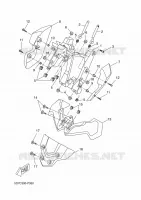 CARENAGES 2 pour Yamaha MT 125 ABS RACE BLU de 2015