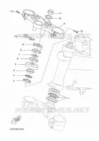 DIRECTION pour Yamaha MT 125 ABS RACE BLU de 2015