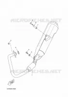 ECHAPPEMENT pour Yamaha MT 125 ABS RACE BLU de 2015