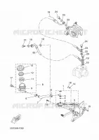 MAITRE CYLINDRE DE FREIN ARRIERE pour Yamaha MT 125 ABS RACE BLU de 2015