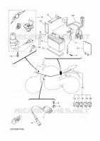 PARTIE ELECTRIQUE 1 pour Yamaha MT 125 ABS RACE BLU de 2015