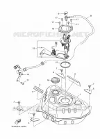 RESERVOIR A ESSENCE pour Yamaha MW125A de 2015