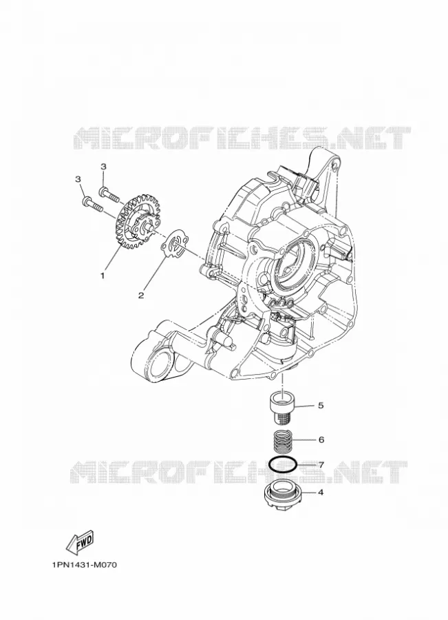 POMPE A HUILE Yamaha SCOOTER 125 2015 TRICITY ABS  MW125ATRICITY