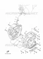 CARTER MOTEUR pour Yamaha YBR 125 de 2010