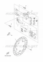 ETRIER DE FREIN AVANT pour Yamaha XMAX 125 de 2016