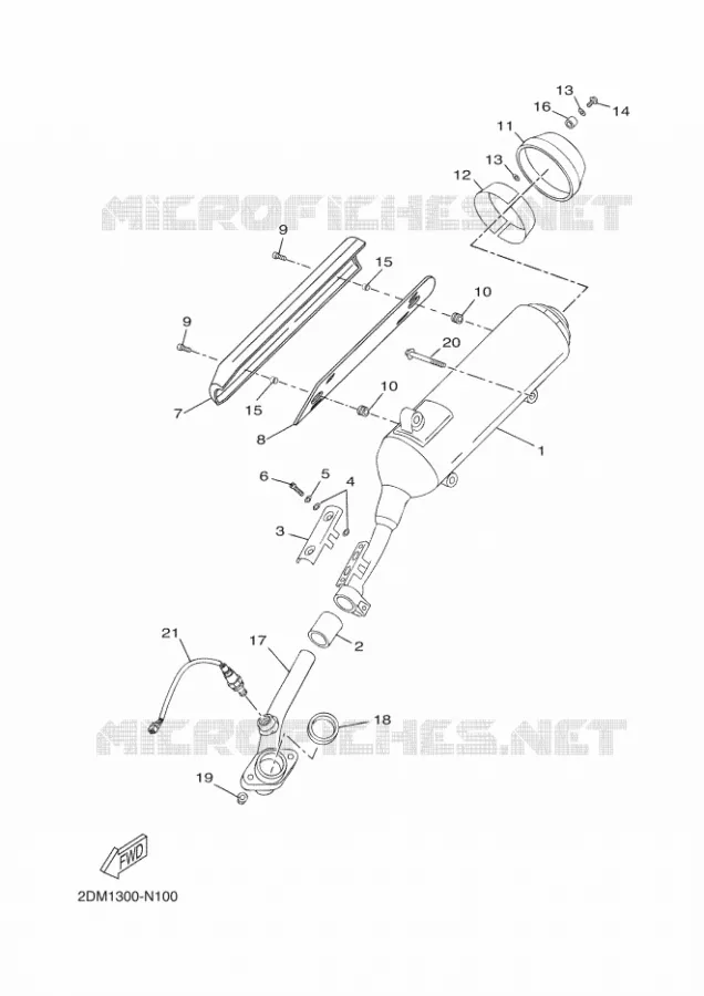 ECHAPPEMENT Yamaha SCOOTER 125 2015 XMAX  YP125R