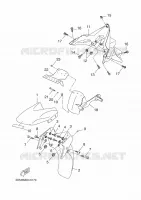 GARDE BOUE pour Yamaha YP125R de 2015