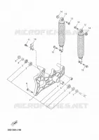 BRAS OSCILLANT / AMORTISSEUR pour Yamaha YP125R de 2010