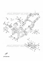 CADRE pour Yamaha YP125R de 2010