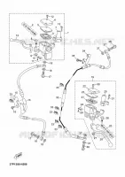 MAITRE CYLINDRE DE FREIN AVANT pour Yamaha YP125R de 2010