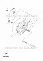 ROUE AVANT pour Yamaha YP125R de 2010