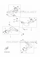 CLIGNOTANT pour Yamaha YZF-R 125 de 2015