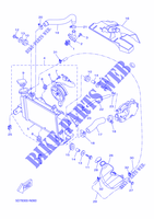 RADIATEUR / DURITES pour Yamaha YZF-R125 de 2014
