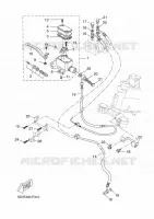 MAITRE CYLINDRE DE FREIN AVANT pour Yamaha YZF-R 125 ABS de 2016