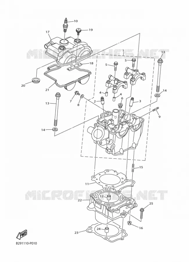 CYLINDRE Yamaha MOTO 250 2015 WRF  WR250F