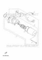DEMARREUR pour Yamaha AEROX 50 4T de 2014