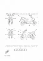 EMBLEME pour Yamaha AEROX 50 4T de 2014