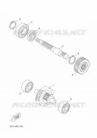 TRANSMISSION pour Yamaha AEROX 50 4T de 2014