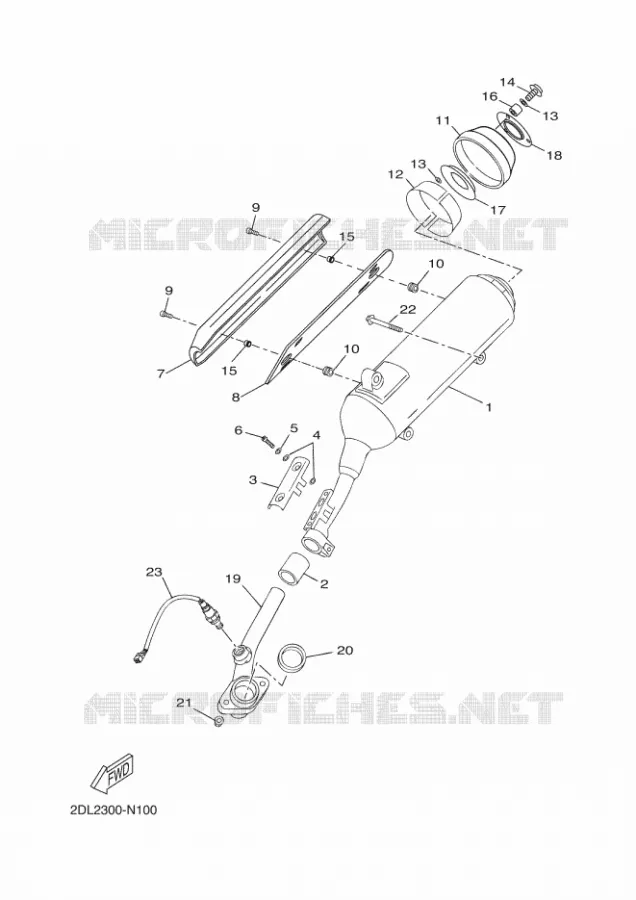 ECHAPPEMENT Yamaha SCOOTER 250 2016 XMAX  YP250R