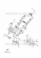CADRE pour Yamaha YP250RA de 2015