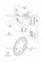 ETRIER DE FREIN AVANT pour Yamaha YP250RA de 2015