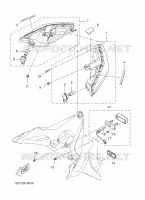 FEU ARRIERE pour Yamaha YP250RA de 2015