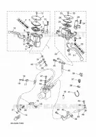 MAITRE CYLINDRE DE FREIN AVANT pour Yamaha YP250RA de 2015