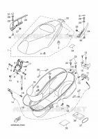 SELLE pour Yamaha YP250RA de 2015