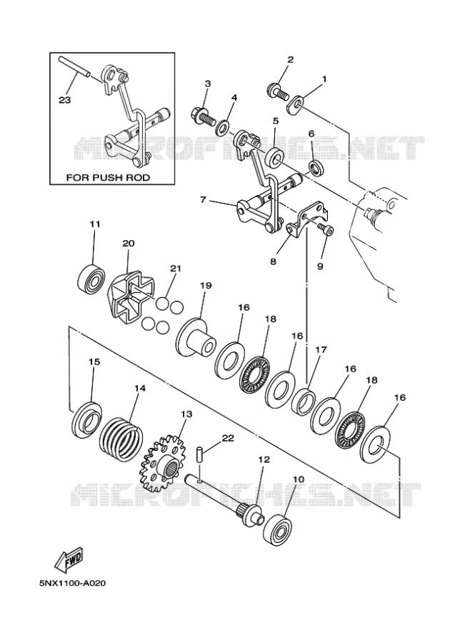 VALVE D'ECHAPPEMENT Yamaha MOTO 250 2016 YZ  YZ250
