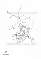 ROUE AVANT pour Yamaha CS50 de 2015