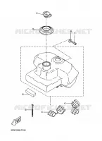 RESERVOIR D'HUILE pour Yamaha BOOSTER 50 NAKED 13