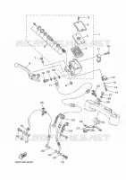 MAITRE CYLINDRE DE FREIN AVANT pour Yamaha MT07 de 2014