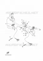 COMMODO / LEVIER pour Yamaha MT07A de 2014