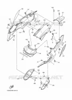 COUVERCLE LATERAL pour Yamaha MT07A de 2014