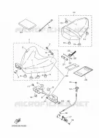 SELLE pour Yamaha MT07A de 2014