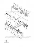 EMBRAYAGE DE DEMARREUR pour Yamaha BWS 50 NAKED de 2016